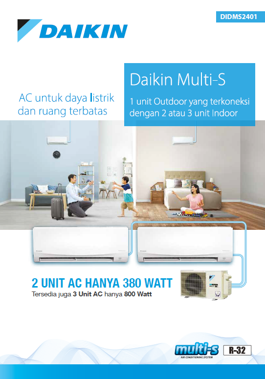 Front Brosur Daikin Multi S