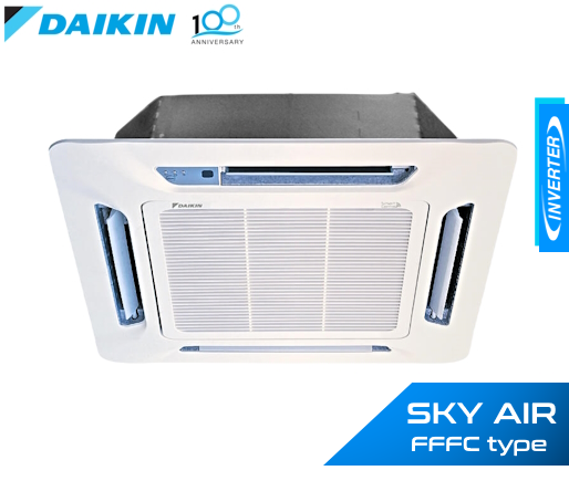 SKy-Air-Daikin-FFFC-Type-AC-Daikin-Cassette-Daikin Inverter Thailand-R32-Permata-Teknik-Distributor-Daikin