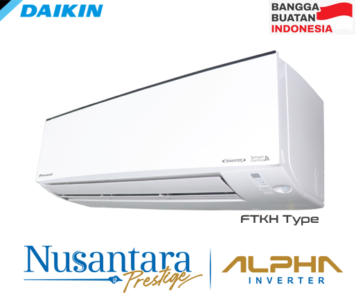 AC DAIKIN INVERTER - ALPHA INVERTER R32 - Daikin FTKH -AC Daikin Indonesia - Permata Teknik - 514x435